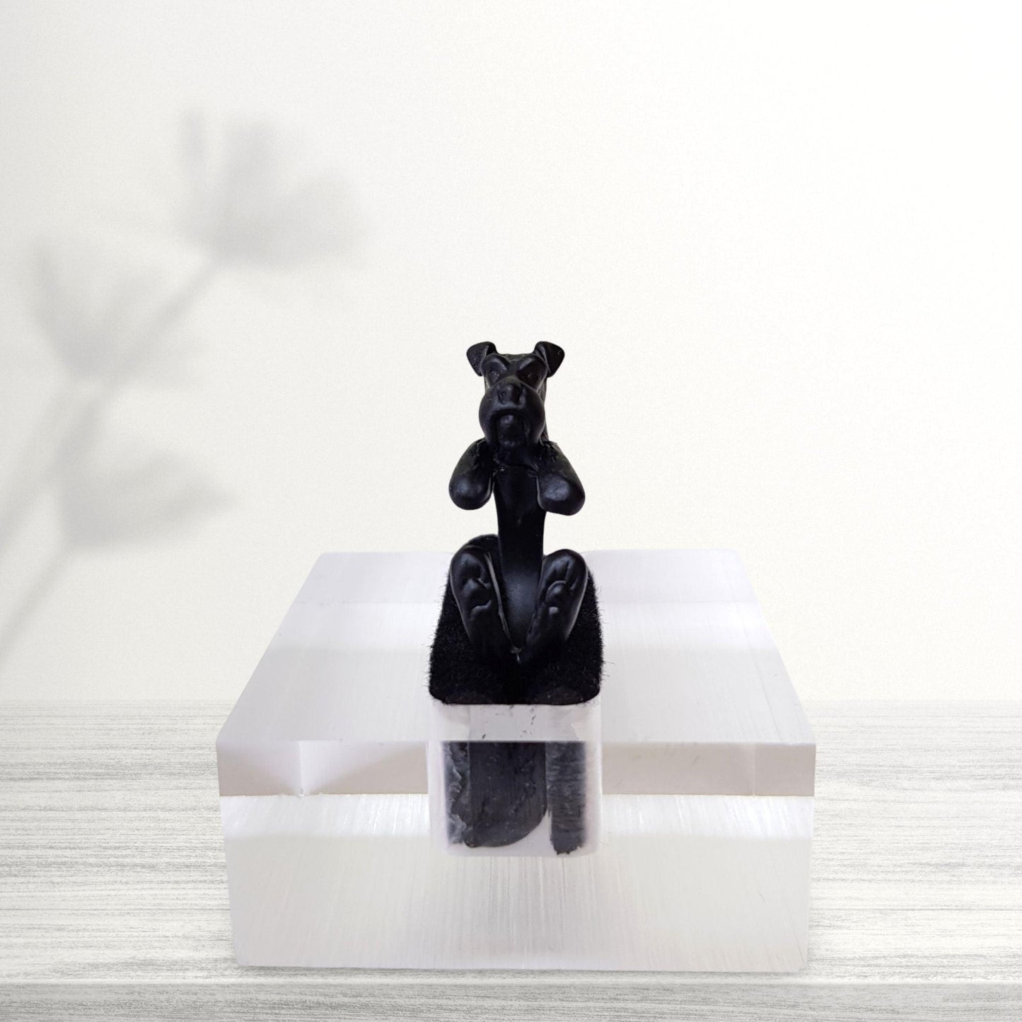 black schnauzer cute novelty ring