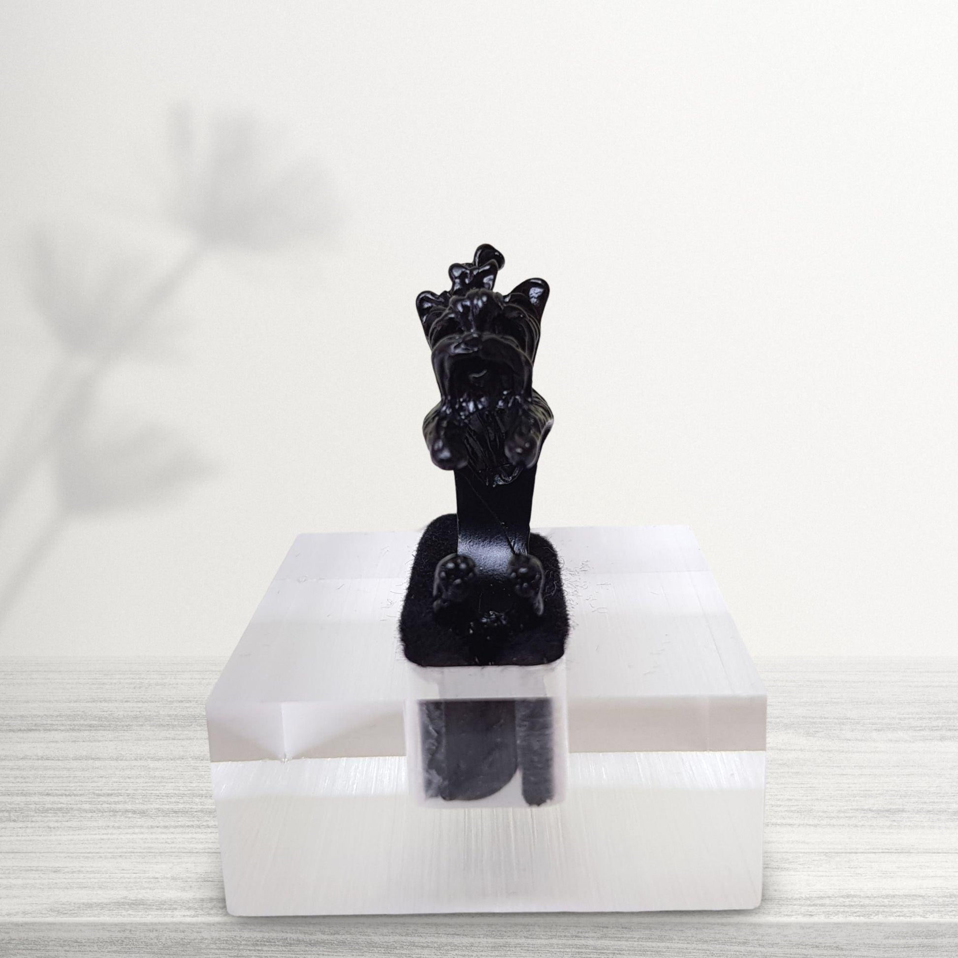 black yorkshire terrier novelty ring jewellery