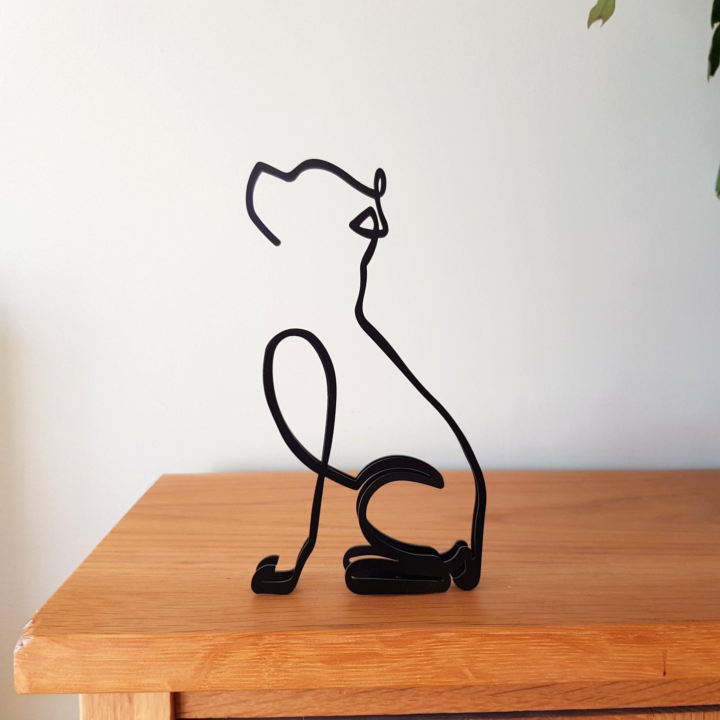 small american pit bull artistic statue