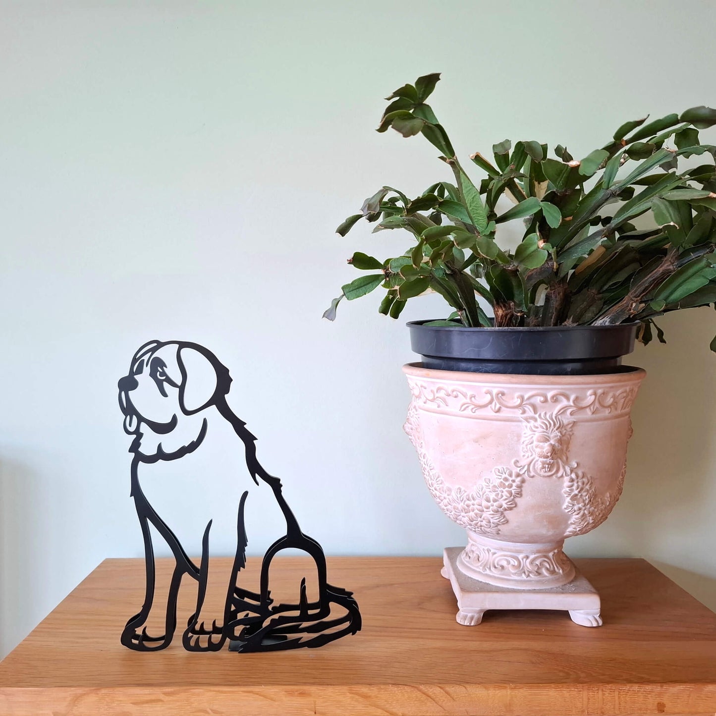 St. Bernard Statue Ornament