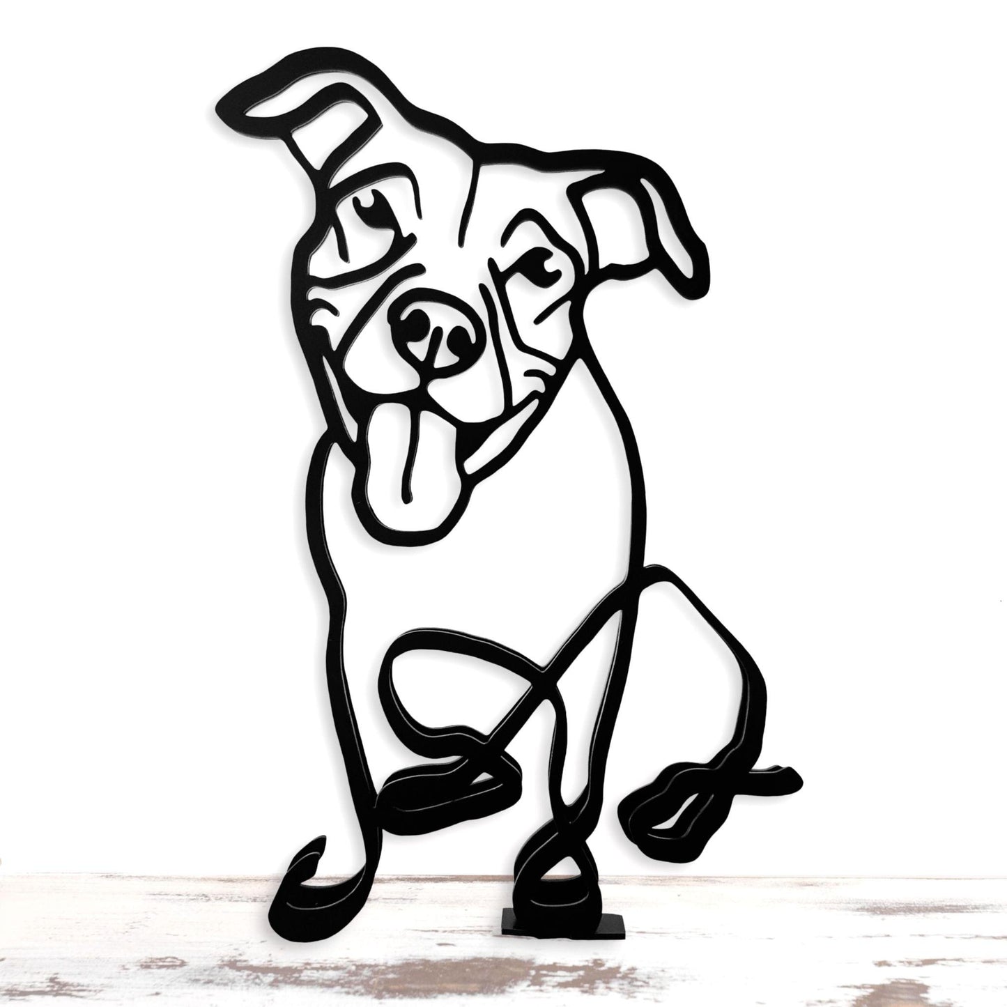 staffy dog statue gift ornament for home décor