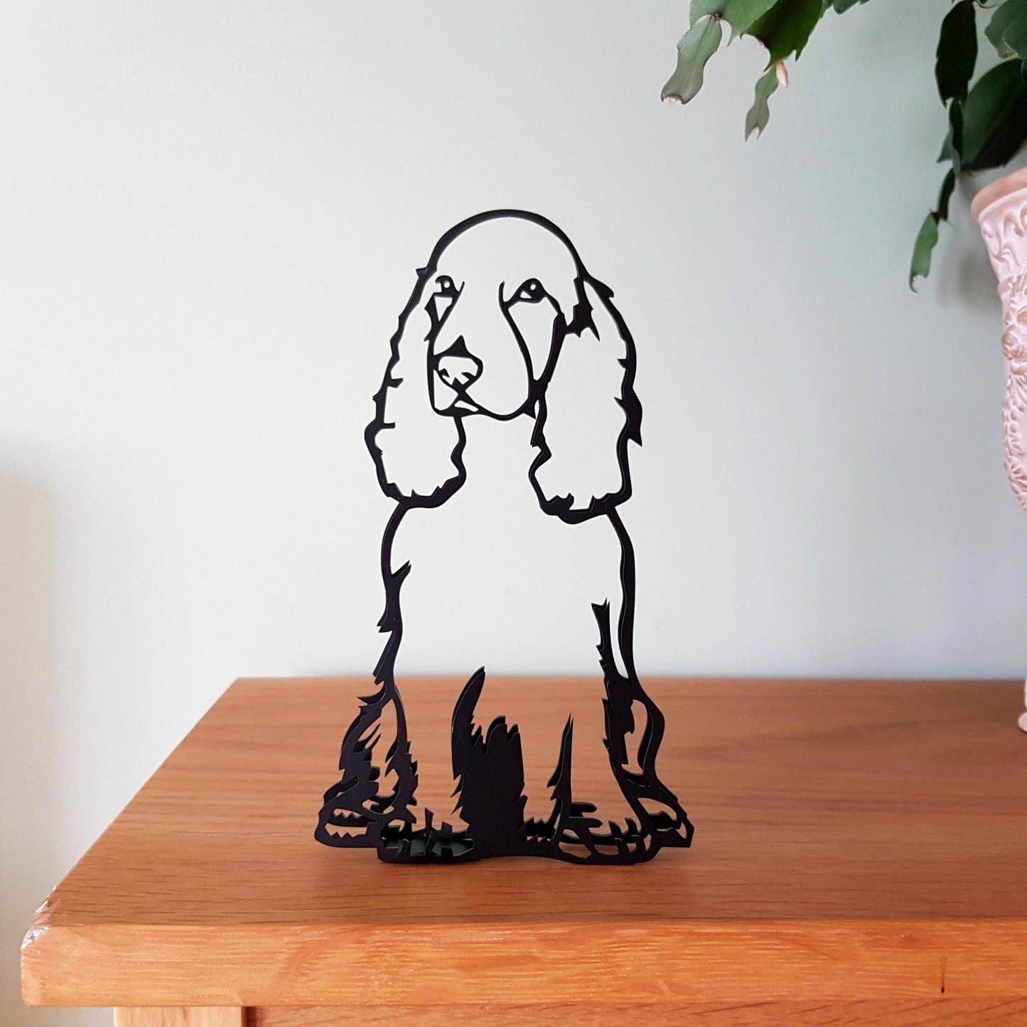 cocker spaniel beautiful modern minimalist style small statue