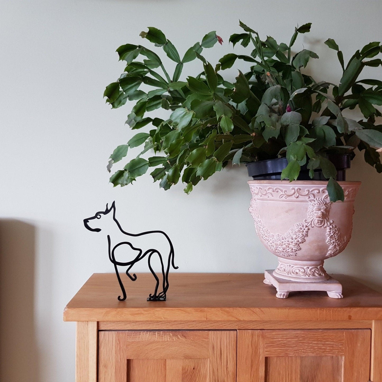 small great dane modern minimalist artistic statue