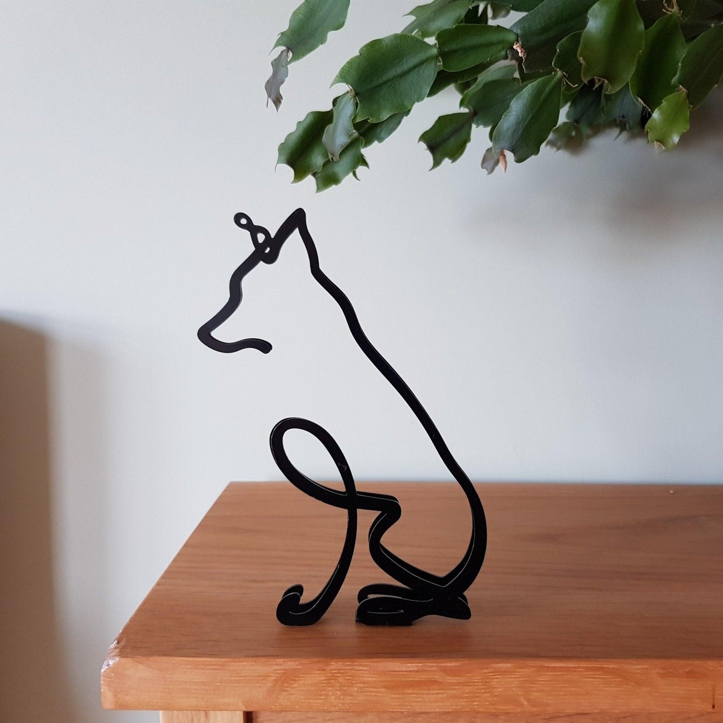 border collie small minimalist modern statue gift
