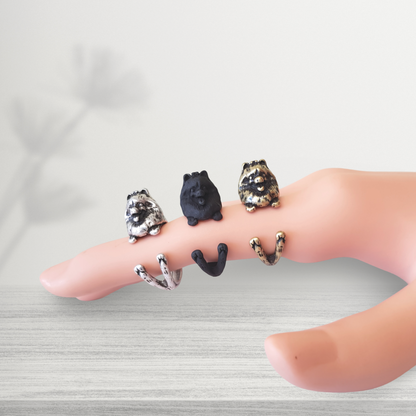 Pomeranian midi dog rings