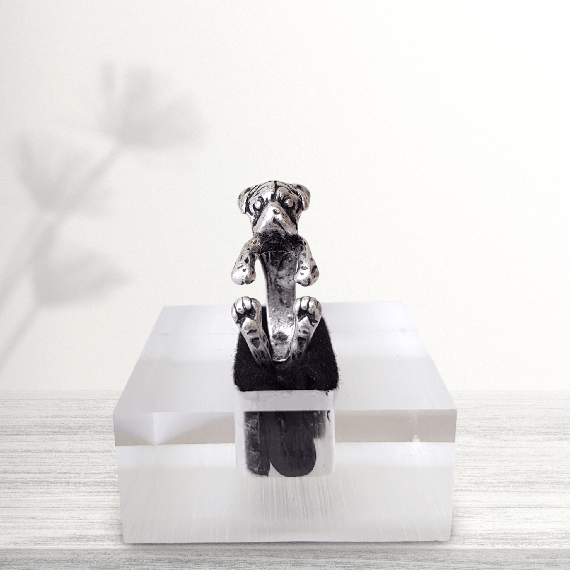 Cute Novelty Pug Dog Midi Ring - Doggo - Zone