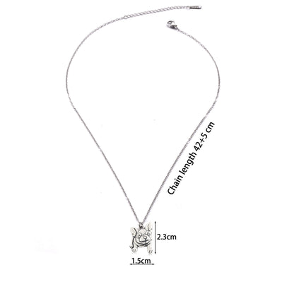 french bulldog charm necklace dimensions