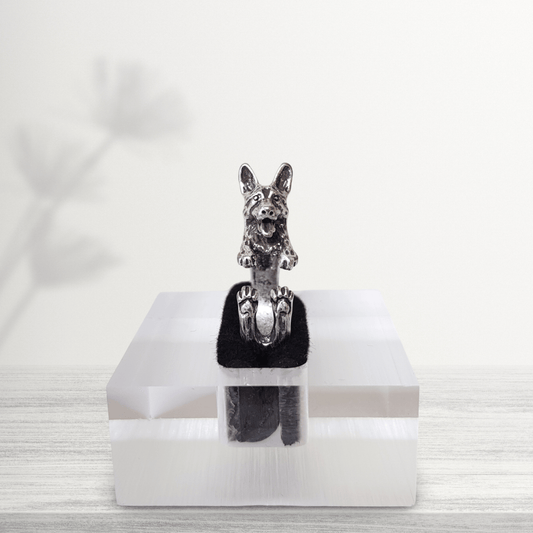 Novelty German Shepherd Midi Dog Ring - Doggo - Zone