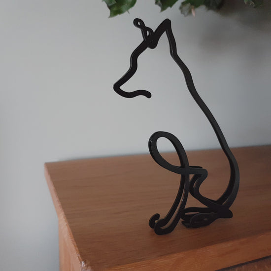 Collie Dog Statue Video